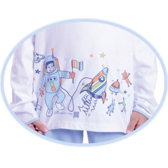 Astronaut Pajama Set. Homewear - Picture 2 of 3